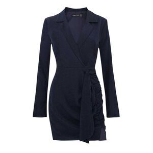 I Saw It First Womens/Ladies Blazer Dress / Navy